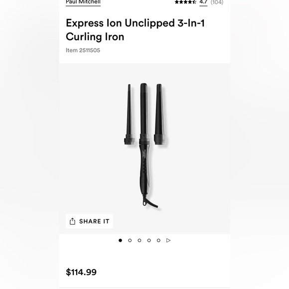 Paul Mitchell Curler - Picture 4 of 4